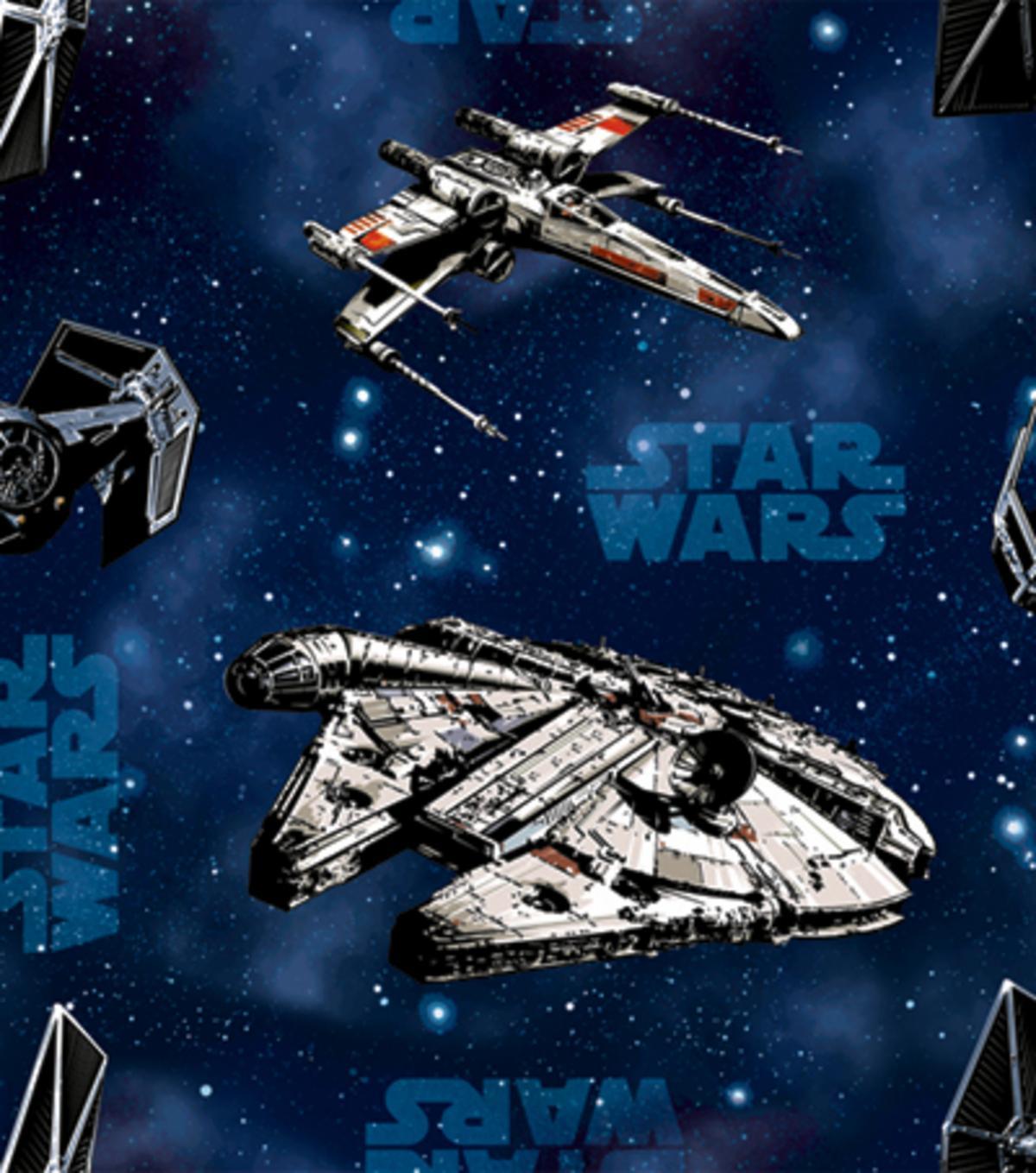 Star Wars Ships Cotton Fabric – DnD Fabrics