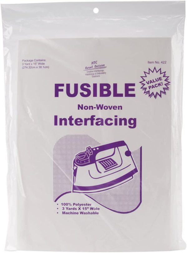 HTC 422 Fusible Non-Woven Interfacing, 15-Inch by 3-Yard
